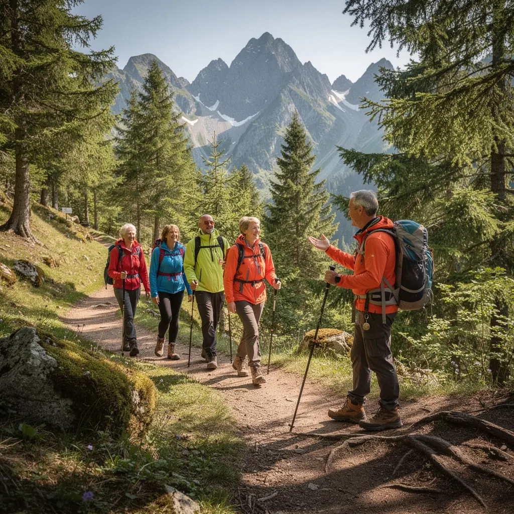 Muži a ženy v športových oblečeniach, diskutujúci o svojich cieľoch v oblasti fitness.