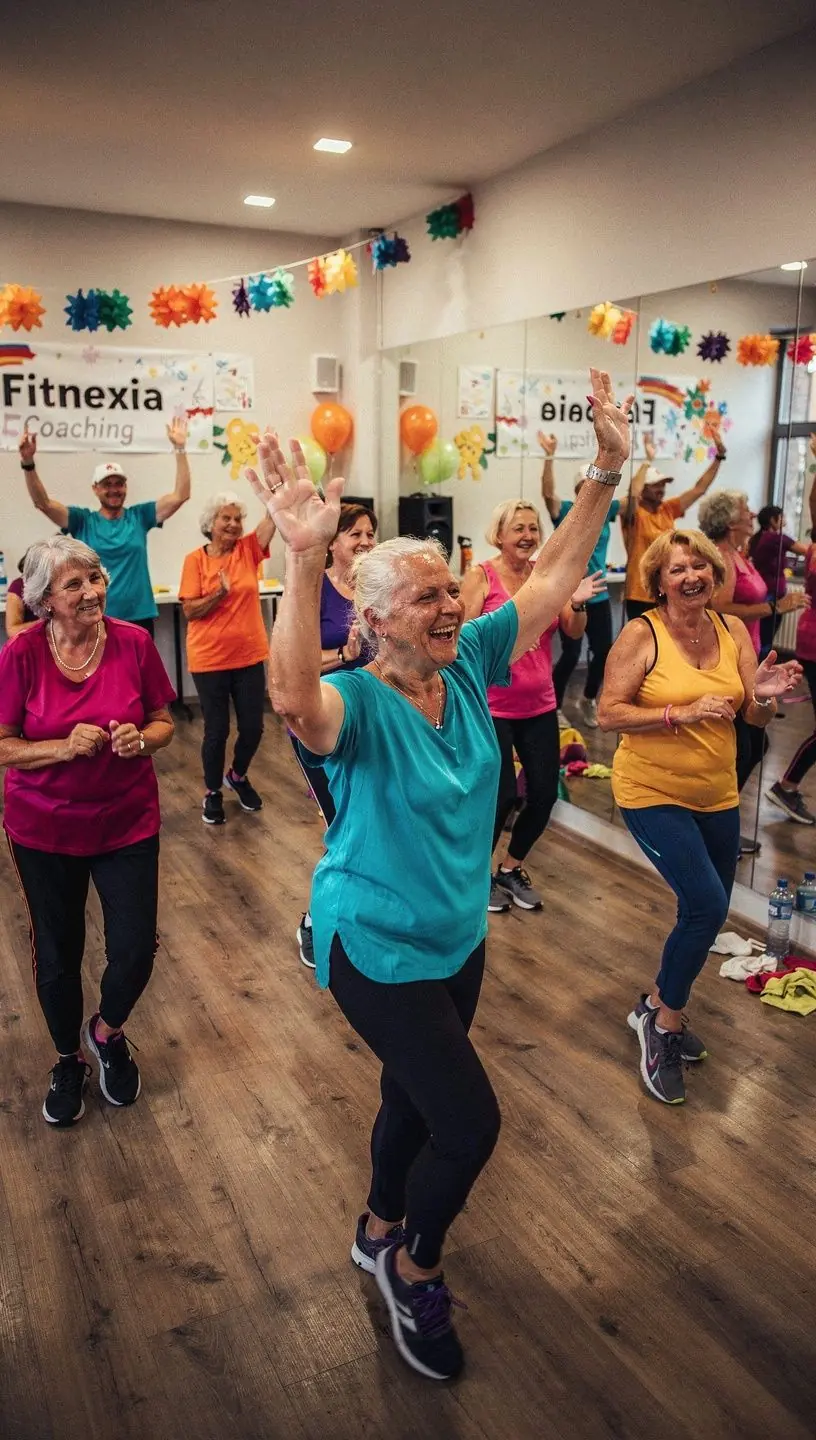 Skupinová online lekcia, kde sa účastníci navzájom motivujú a povzbudzujú.